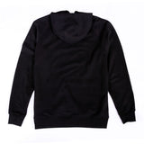 Merlin Sycamore Pull Over Organic Cotton Fleece Hoody Black