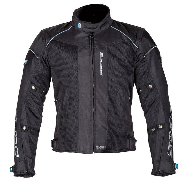 Spada Air Pro 2 Men's Motorcycle Jacket Inc Waterproof OverJacket - Black - Spada -  - MSG BIKE GEAR - 1