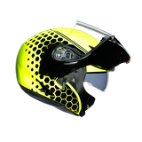AGV Compact-ST Detroit Flip Front Helmet - Fluo Yellow / Black